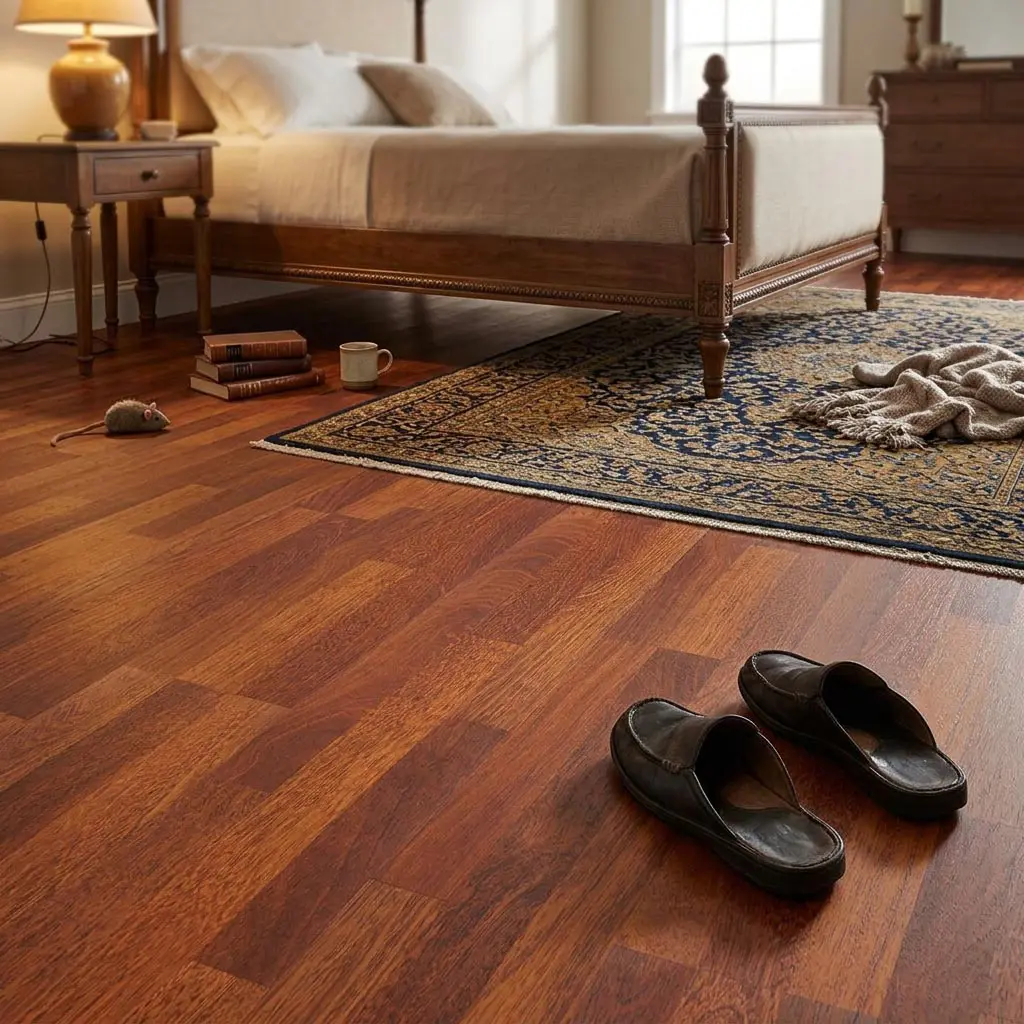 Parquet Laminato Merbau 3 Strip Medium Plancia Intera AC4 Spessore 8 mm – Stock residuo: 4 mq – Offerta: € 32,24