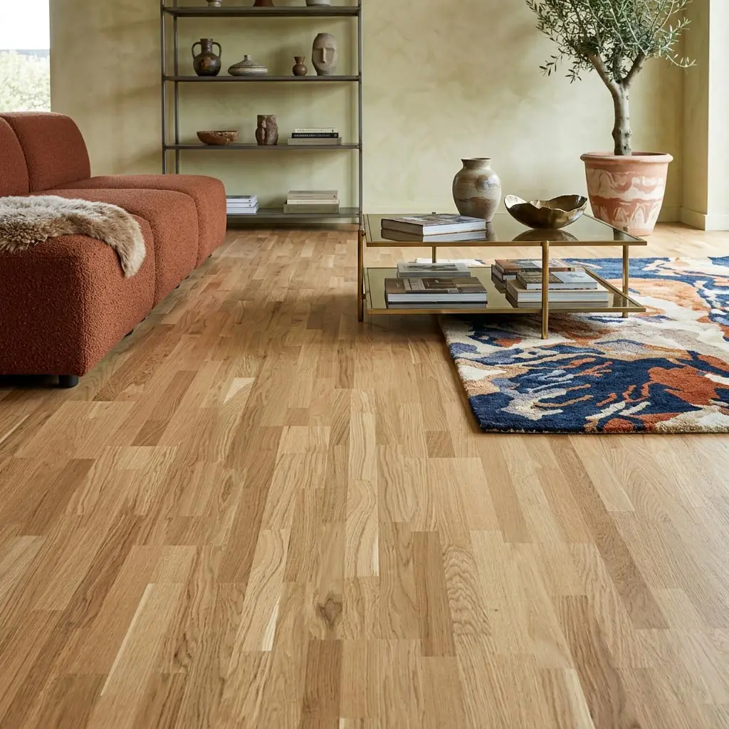 Parquet Laminato Oak 3 Strip Medium Plancia Intera AC4 Spessore 8 mm – Stock: 4,960mq – Offerta: € 32,24