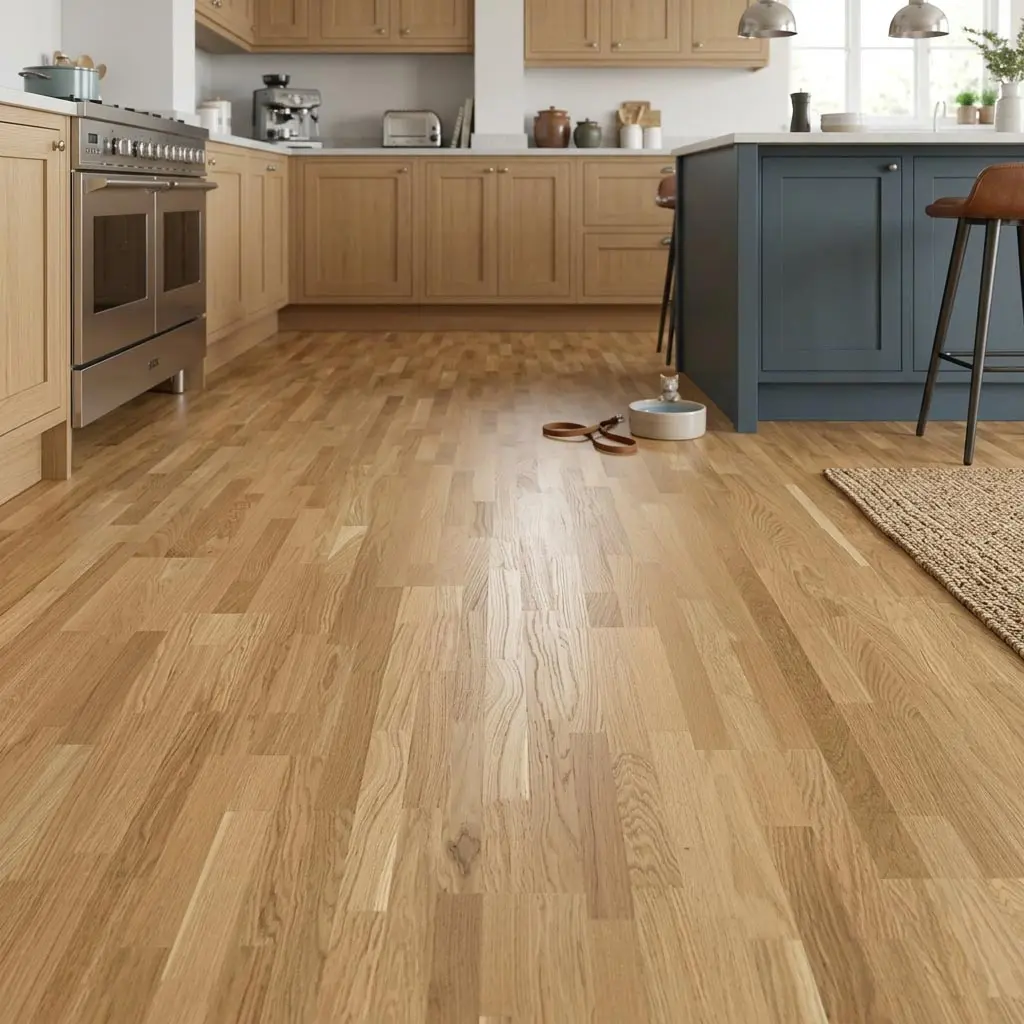 Parquet Laminato Oak 3 Strip Medium Plancia Intera AC4 Spessore 8 mm – Stock: 4,960mq – Offerta: € 32,24