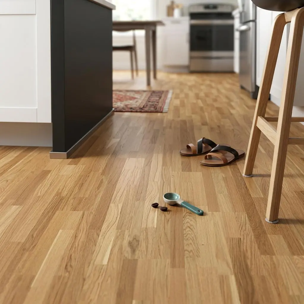 Parquet Laminato Oak 3 Strip Medium Plancia Intera AC4 Spessore 8 mm – Stock: 4,960mq – Offerta: € 32,24