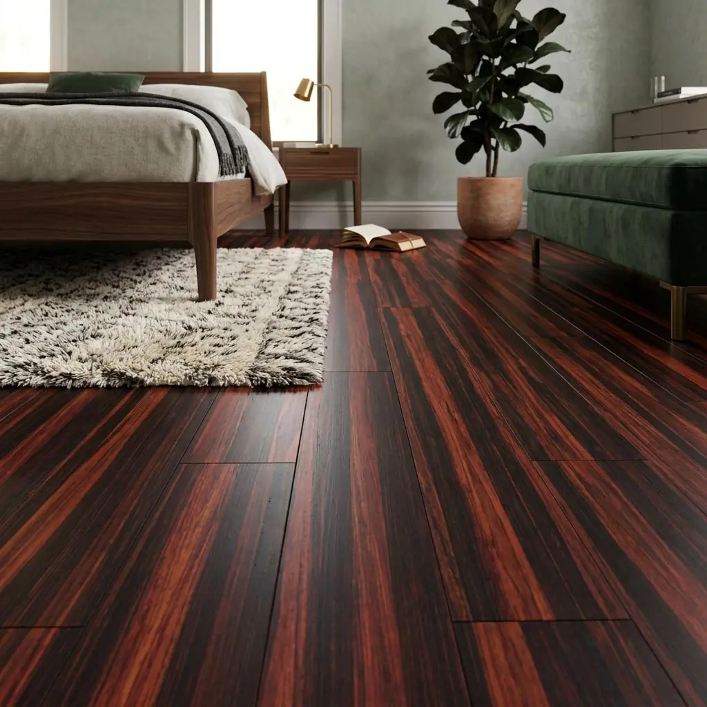 PARQUET BAMBOO MASSELLO PREFINITO – BAMBOO STRAND WOVEN ANTICATO BICOLORE