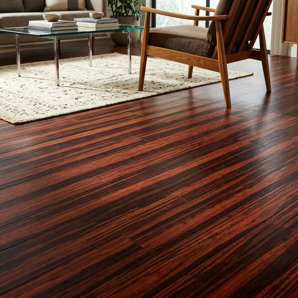 PARQUET BAMBOO MASSELLO PREFINITO – BAMBOO STRAND WOVEN ANTICATO BICOLORE
