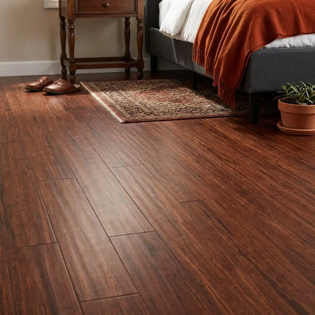 PARQUET BAMBOO MASSELLO PREFINITO – BAMBOO STRAND WOVEN ANTICATO TESSUTO