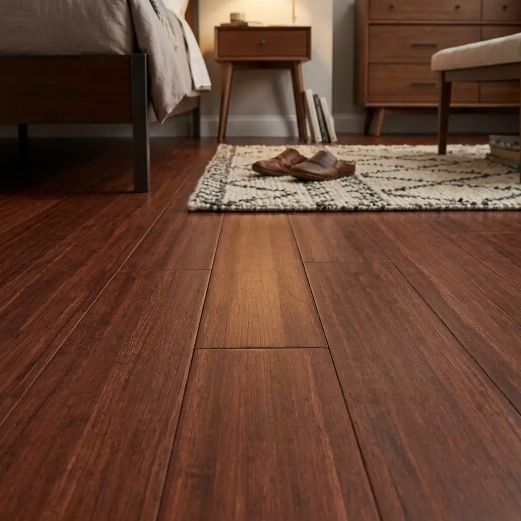 PARQUET BAMBOO MASSELLO PREFINITO – BAMBOO STRAND WOVEN ANTICATO TESSUTO