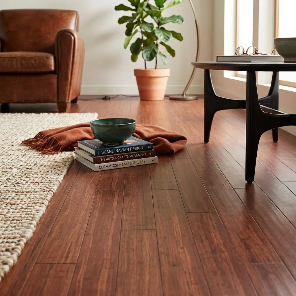 PARQUET BAMBOO MASSELLO PREFINITO – BAMBOO STRAND WOVEN ANTICATO TESSUTO
