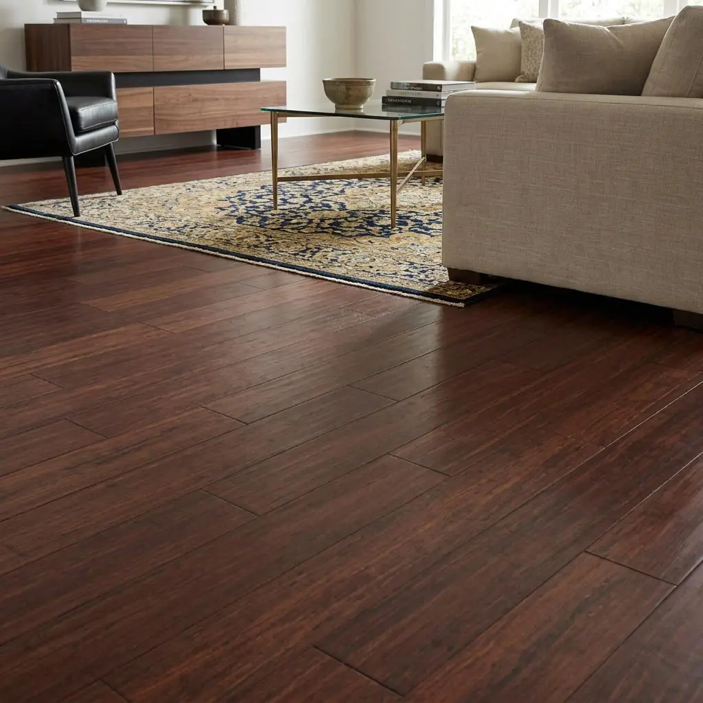 PARQUET BAMBOO MASSELLO PREFINITO – BAMBOO STRAND WOVEN ANTICATO TESSUTO