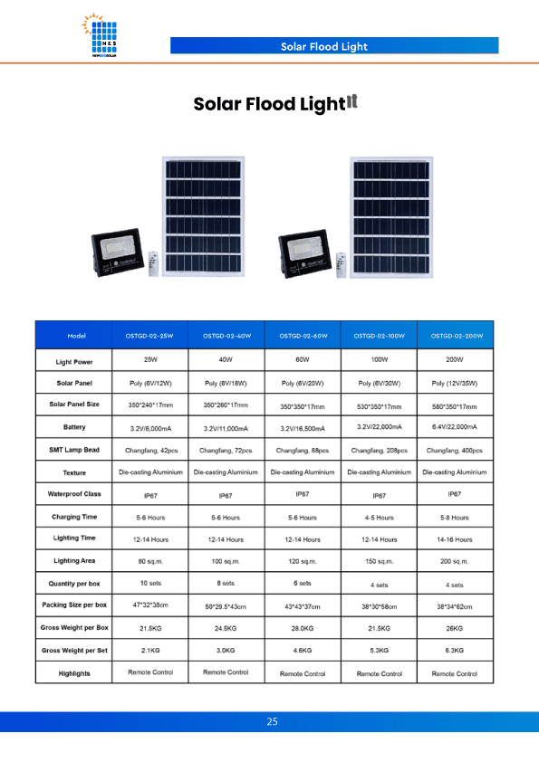 Solar Flood Light 2