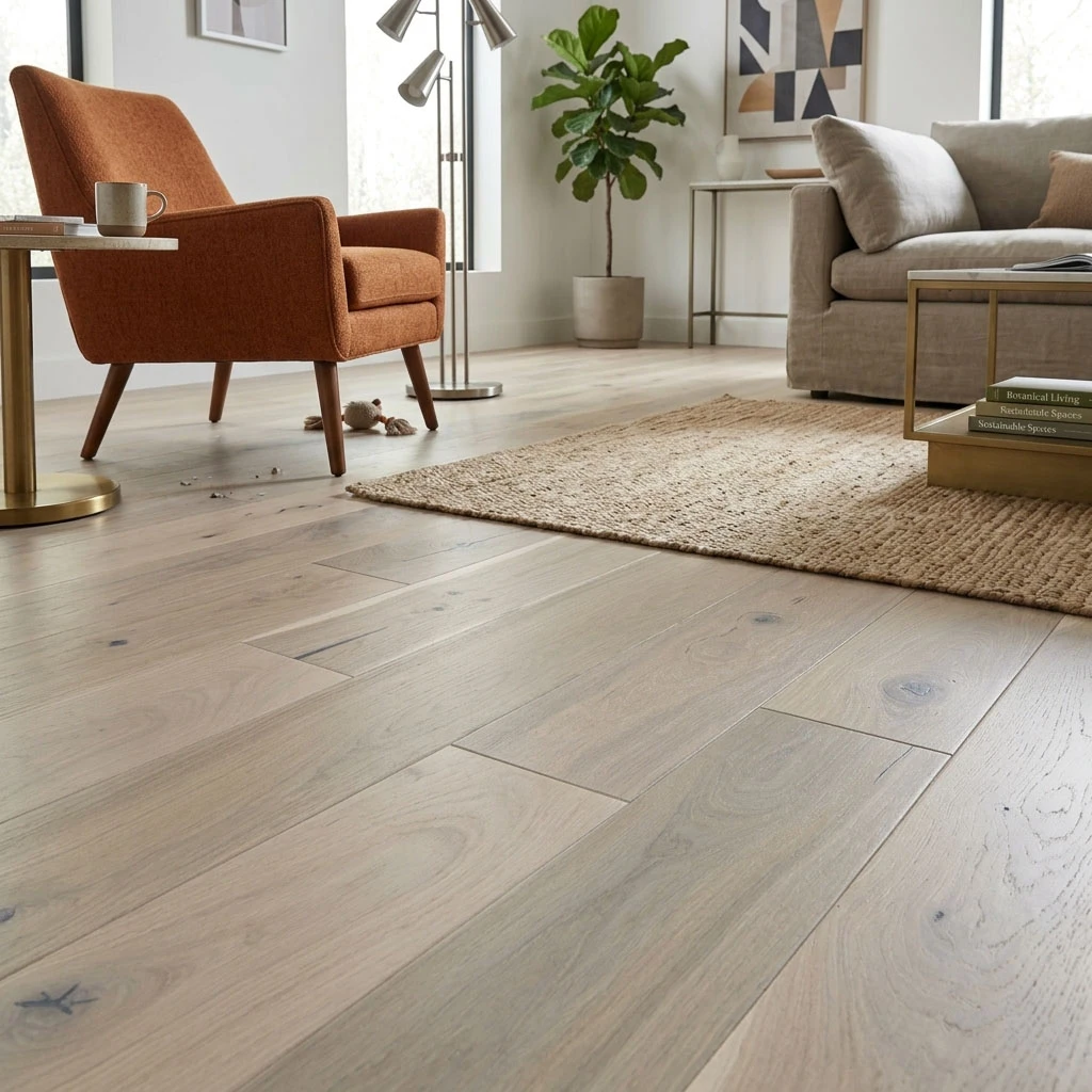 PARQUET PREFINITI – Rovere 1 Strip – Crema – Verniciato Opaco – Spazzolato