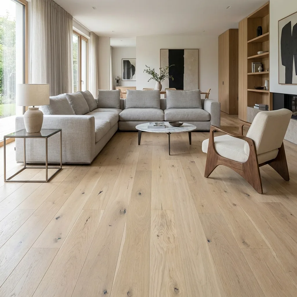 PARQUET PREFINITI – Rovere 1 Strip – Monte Bianco Chamonix – Verniciato Opaco – Stock: 9,750mq – Offerta: €