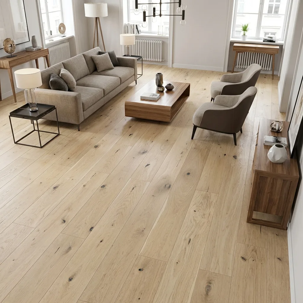 PARQUET PREFINITI – Rovere 1 Strip – Monte Bianco Chamonix – Verniciato Opaco – Stock: 9,750mq – Offerta: €