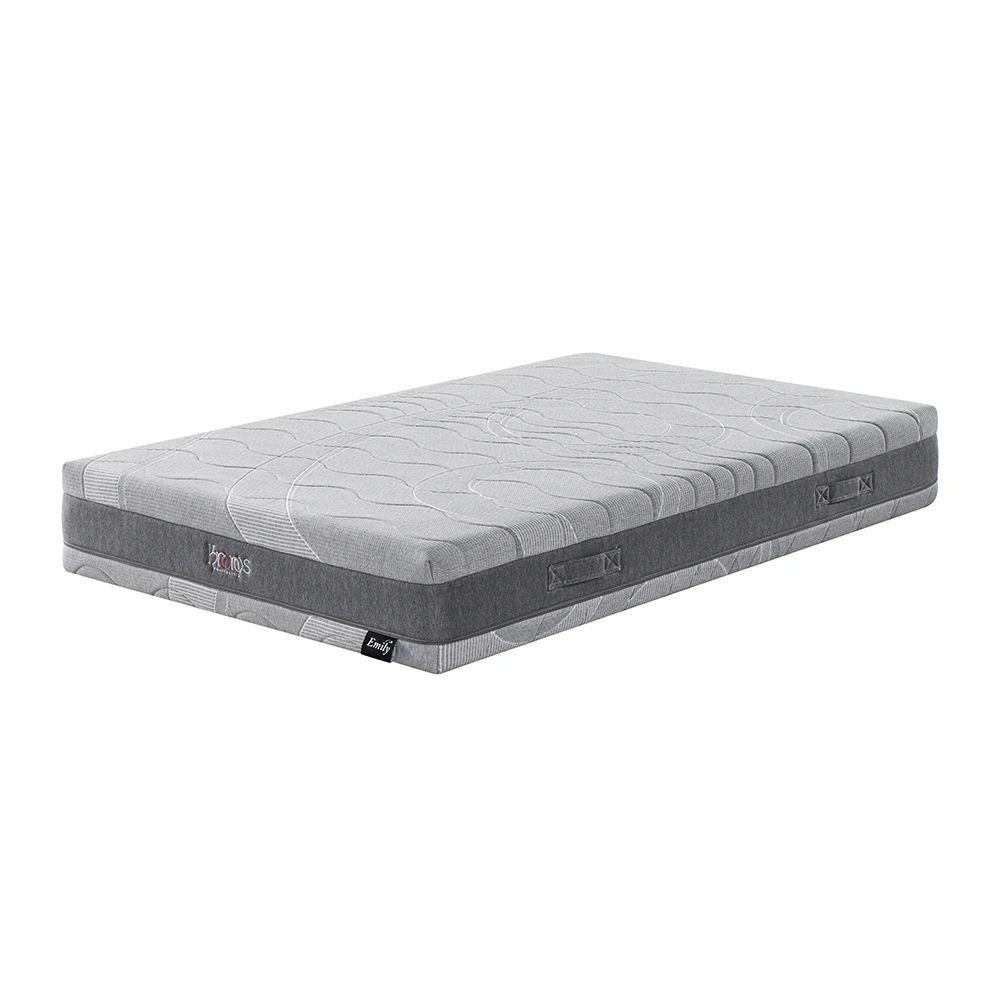 Materasso Emily a Molle Insacchettate e Memory Foam di Lusso – 90x190x25 cm | FOAM ALTO LIVELLO 5