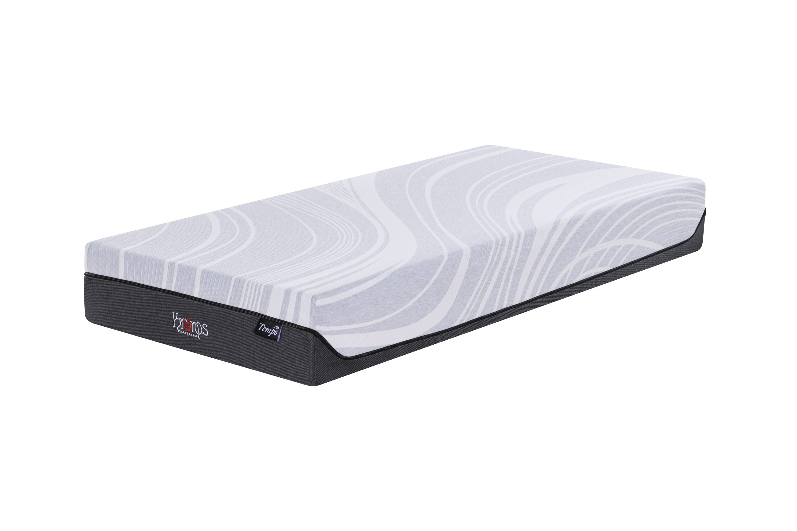 Materasso Tempo Cotone matrimoniale 160 cm, memory 4,5 cm, molle 700, 9 zone differenziate.