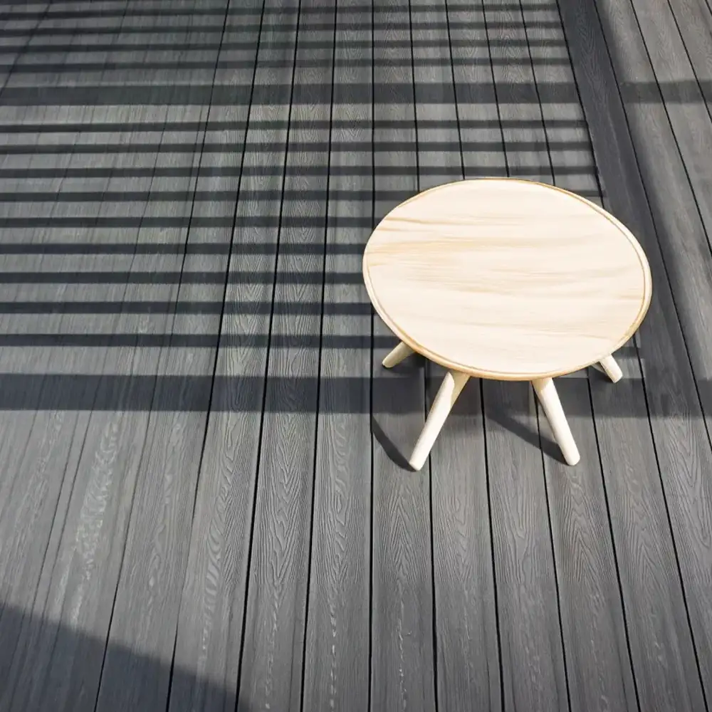 Pavimentazione Composito per Giardino e Terrazza con Venatura del Legno in Rilievo 3D