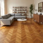 Parquet Legno Prefinito, Parquet spina italiana, Teak Asia TOP EXCLUSIVE 15 x 120 x 900 Spazzolato Olio UV