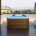 JESOLO – Minipiscina con Idromassaggio e Cromoterapia – Grey