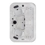 MARATEA – Minipiscina Idromassaggio Compatta e Versatile – Grey