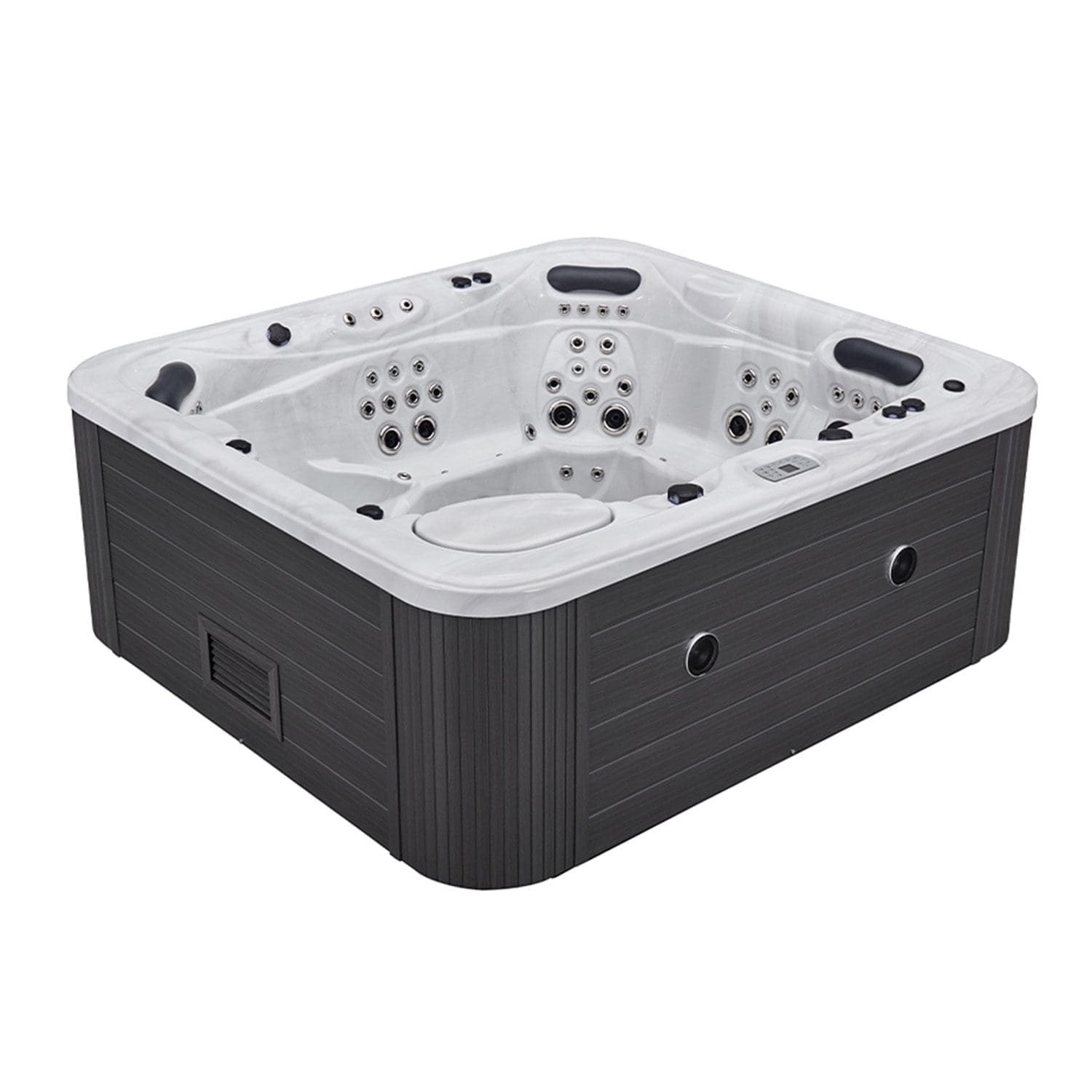 PONZA – Idromassaggio di Lusso con Cromoterapia – Grey