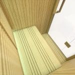 SCILLA – Sauna a Infrarossi con Cromoterapia e Bluetooth – 120x105x190 cm