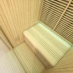 SCILLA – Sauna a Infrarossi con Cromoterapia e Bluetooth – 120x105x190 cm