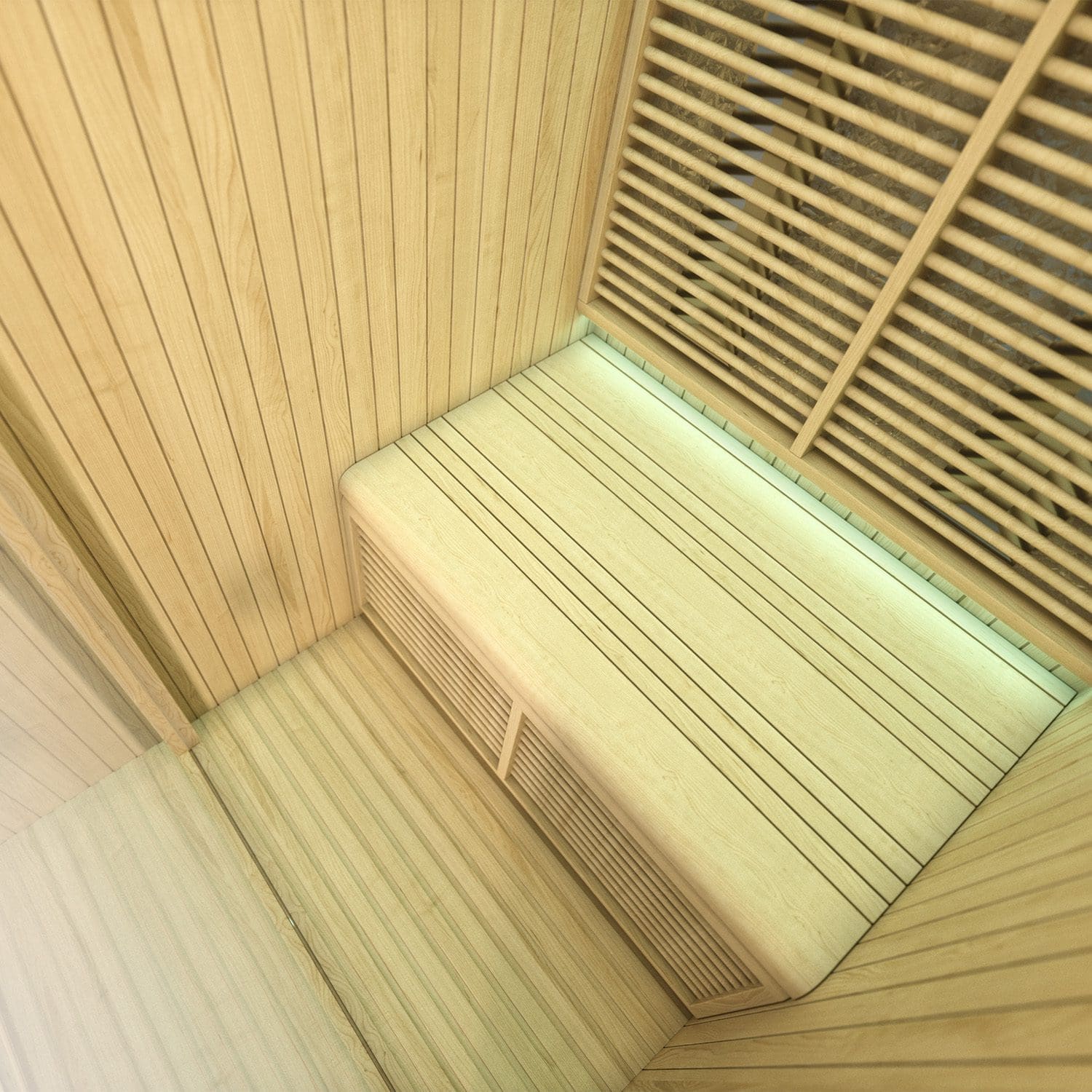 SCILLA – Sauna a Infrarossi con Cromoterapia e Bluetooth – 120x105x190 cm