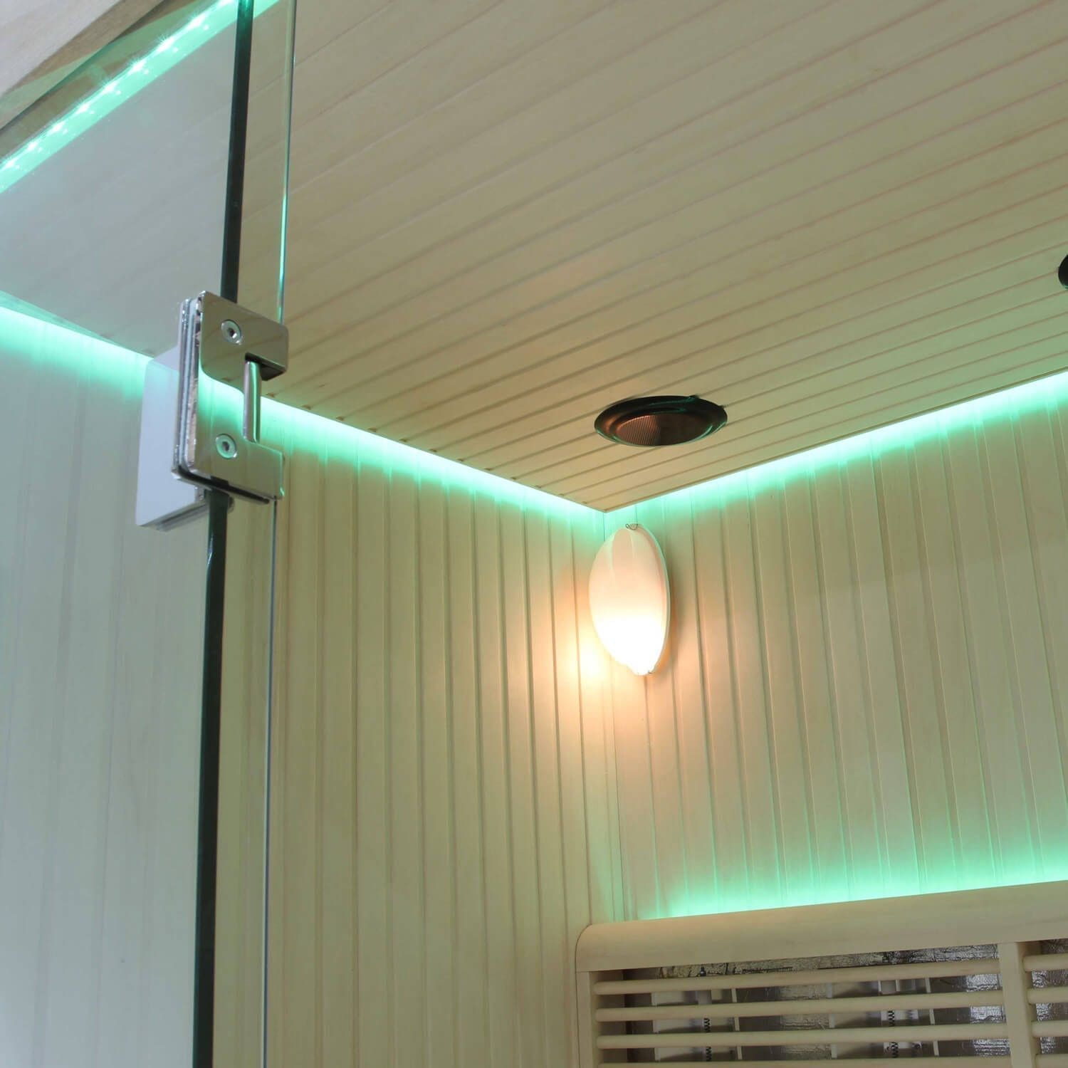SCILLA – Sauna a Infrarossi con Cromoterapia e Bluetooth – 120x105x190 cm