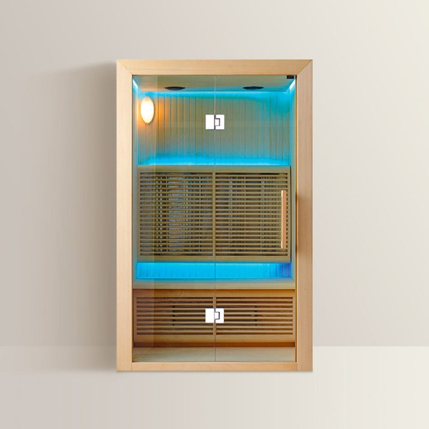 SCILLA – Sauna a Infrarossi con Cromoterapia e Bluetooth – 120x105x190 cm
