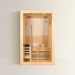 TROPEA Sauna Finlandese – Benessere e Design Elegante – 150×105×190 cm