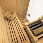 TROPEA Sauna Finlandese – Benessere e Design Elegante – 150×105×190 cm
