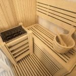 TROPEA Sauna Finlandese – Benessere e Design Elegante – 150×105×190 cm