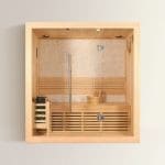 TROPEA Sauna Finlandese – Benessere e Design Elegante – 150×105×190 cm