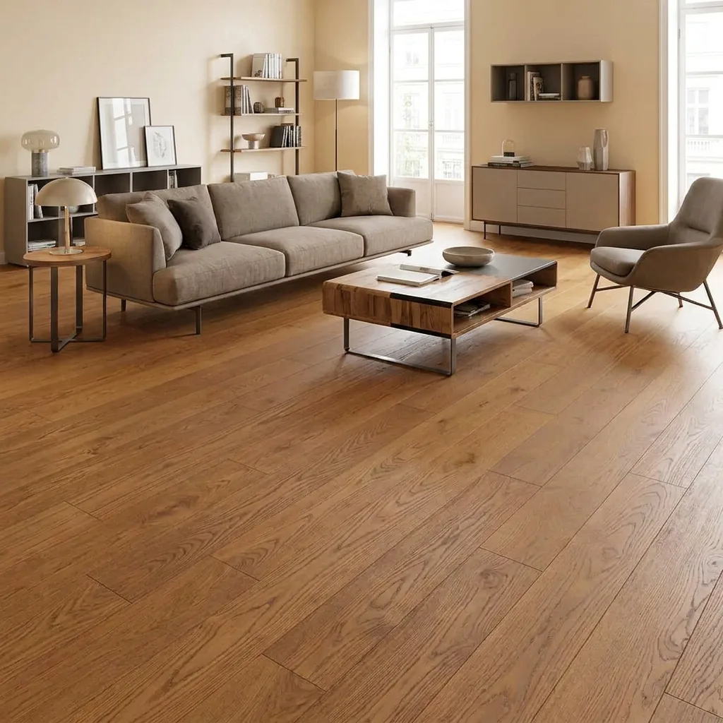PARQUET PREFINITI – Rovere 1 Strip – Cognac – Verniciato Opaco – Spazzolato – Stock residuo: 13 mq – Offerta: € 294,89
