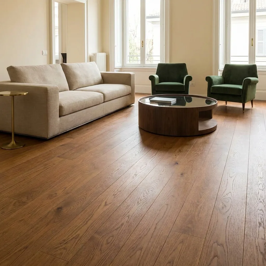 PARQUET PREFINITI – Rovere 1 Strip – Cognac – Verniciato Opaco – Spazzolato – Stock residuo: 13 mq – Offerta: € 294,89