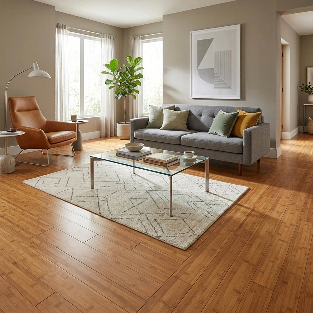 PARQUET BAMBOO MASSELLO PREFINITO – BAMBOO ORIZZONTALE – CARBONIZZATO SCURO