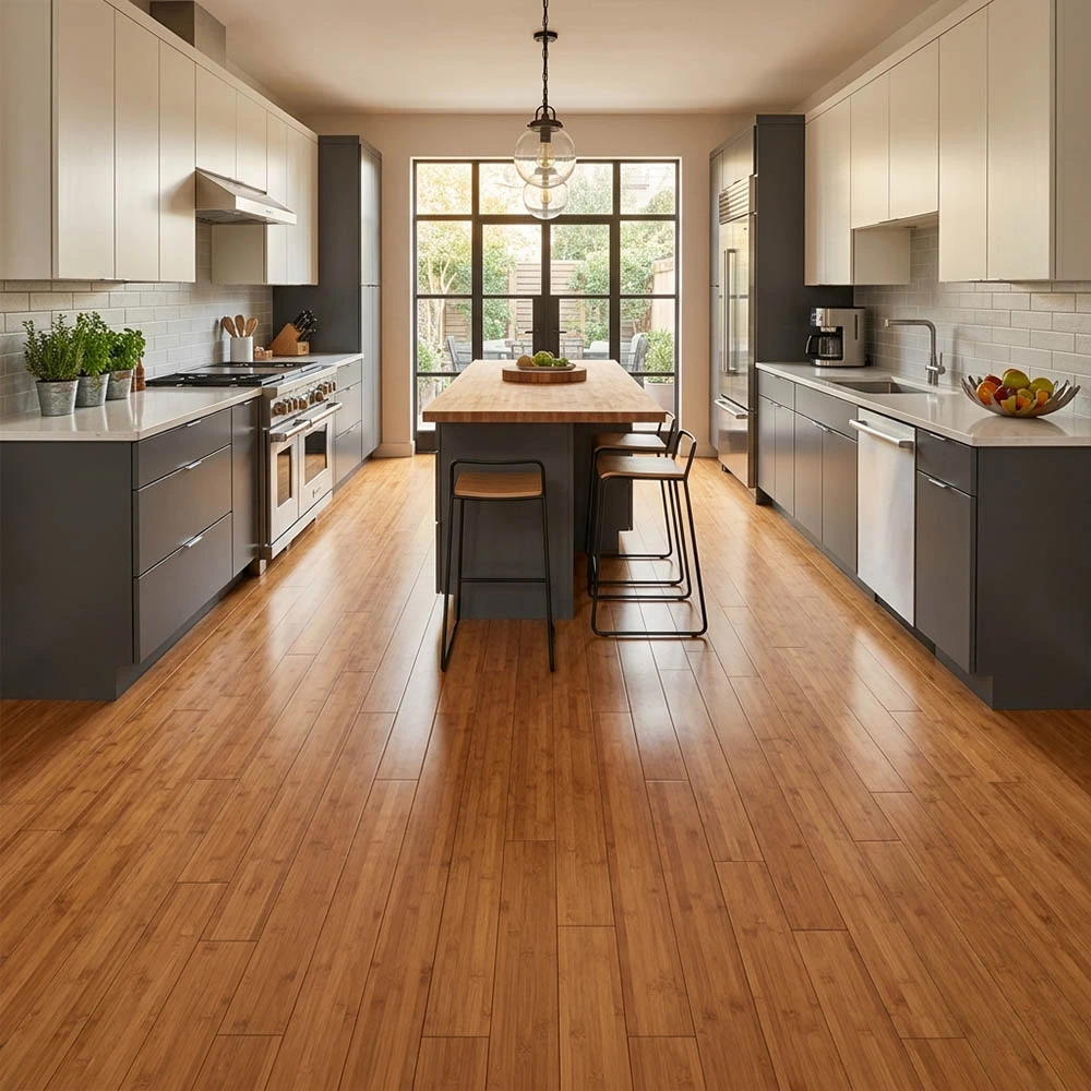 PARQUET BAMBOO MASSELLO PREFINITO – BAMBOO ORIZZONTALE – CARBONIZZATO SCURO
