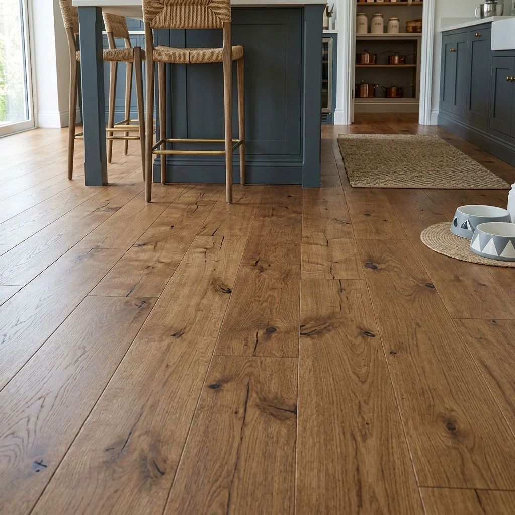 PARQUET PREFINITI – Rovere 1 Strip – Anticato Cognac – Verniciato Opaco