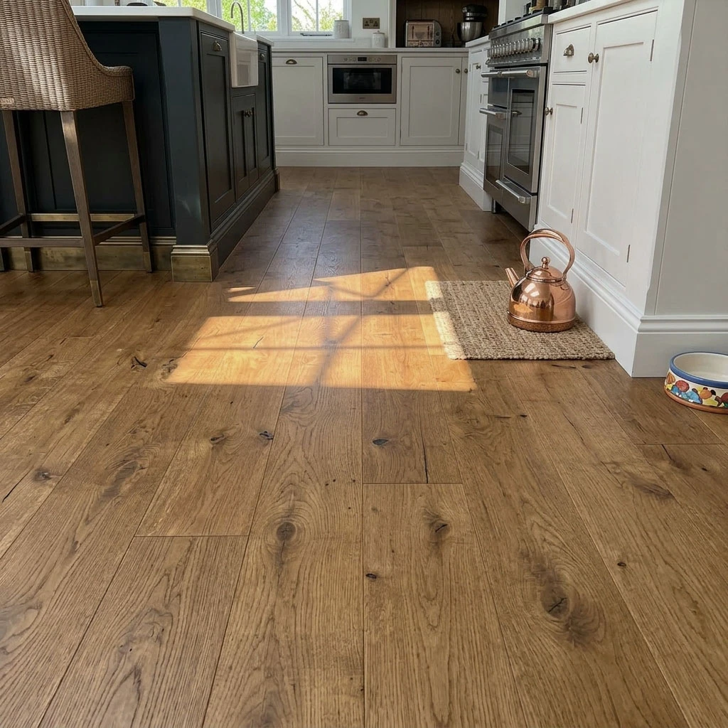 PARQUET PREFINITI – Rovere 1 Strip – Anticato Cognac – Verniciato Opaco