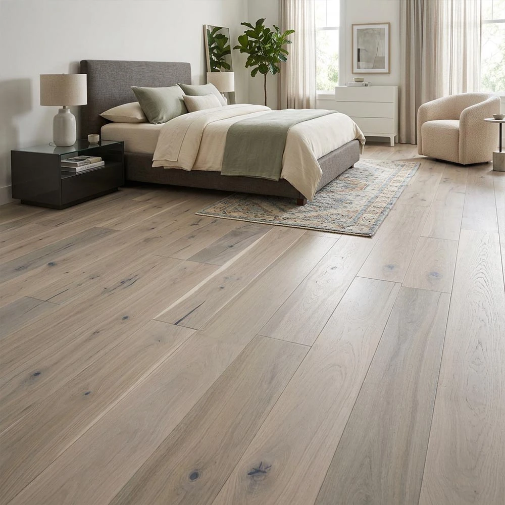PARQUET PREFINITI – Rovere 1 Strip – Cappuccino – Verniciato Opaco Bianco –