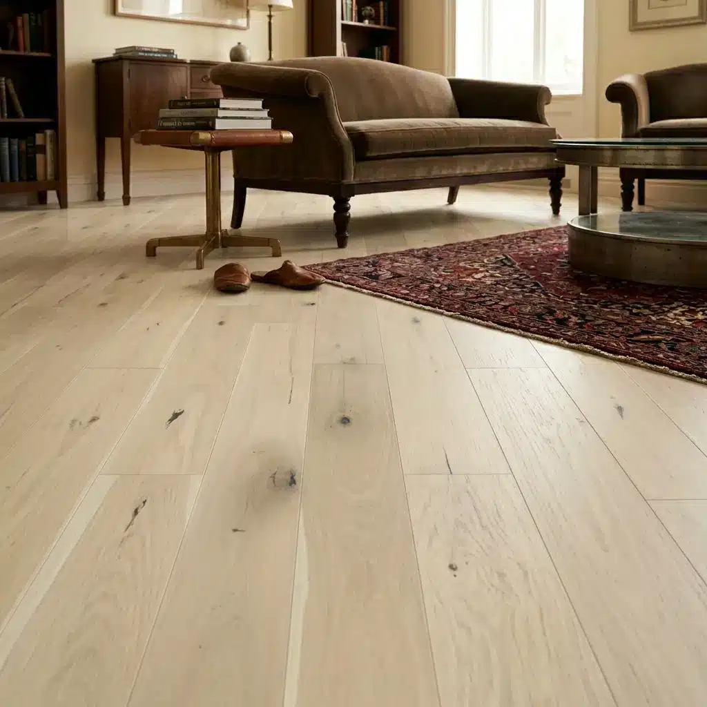 PARQUET PREFINITI – Rovere 1 Strip – Crema – Verniciato Opaco – Spazzolato