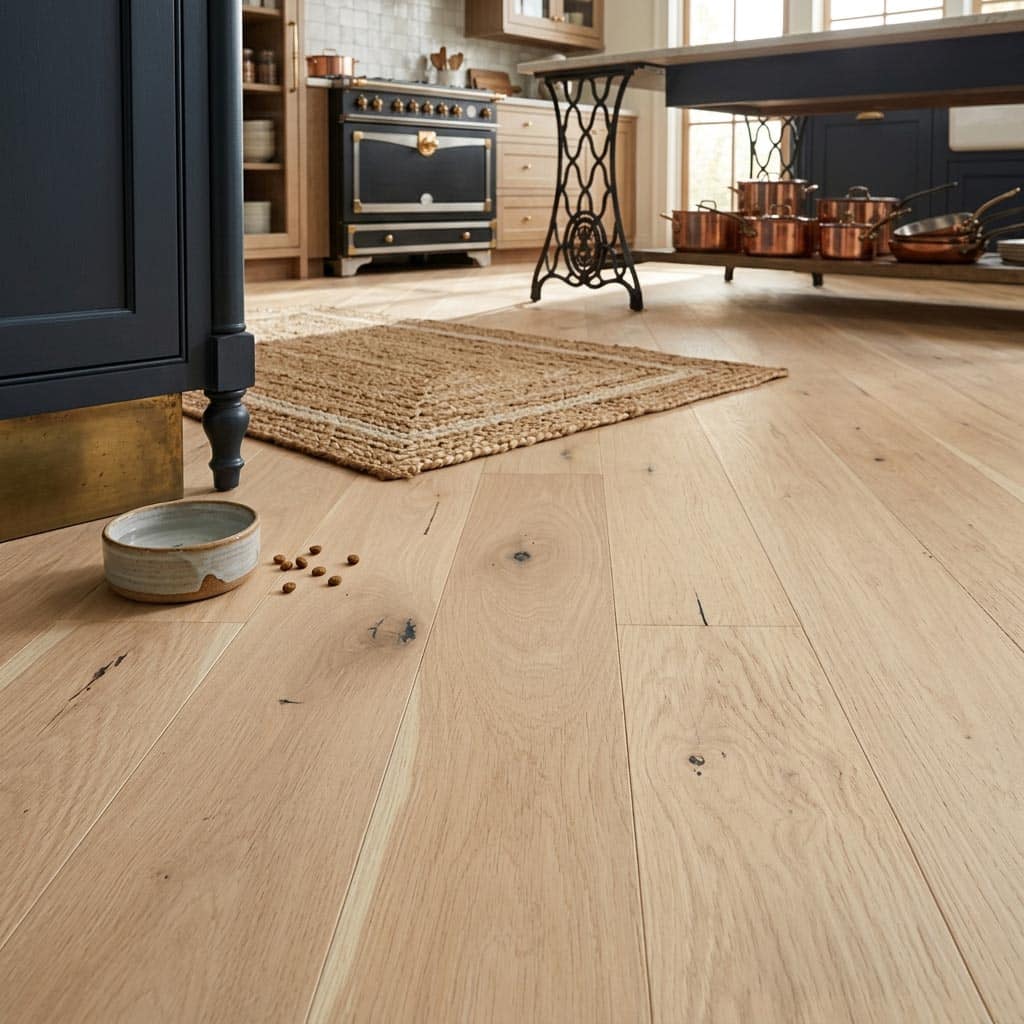 PARQUET PREFINITI – Rovere 1 Strip – Crema – Verniciato Opaco – Spazzolato