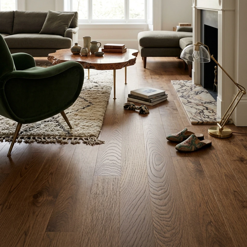 PARQUET PREFINITI – Rovere 1 Strip – Cognac – Verniciato Opaco