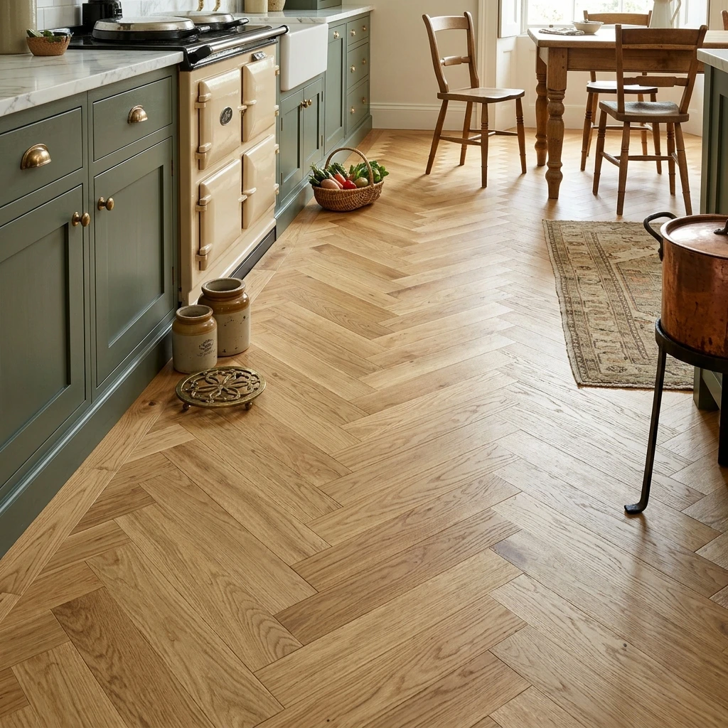 Parquet spina Italiana – Rovere 1 strip – Olio Naturale