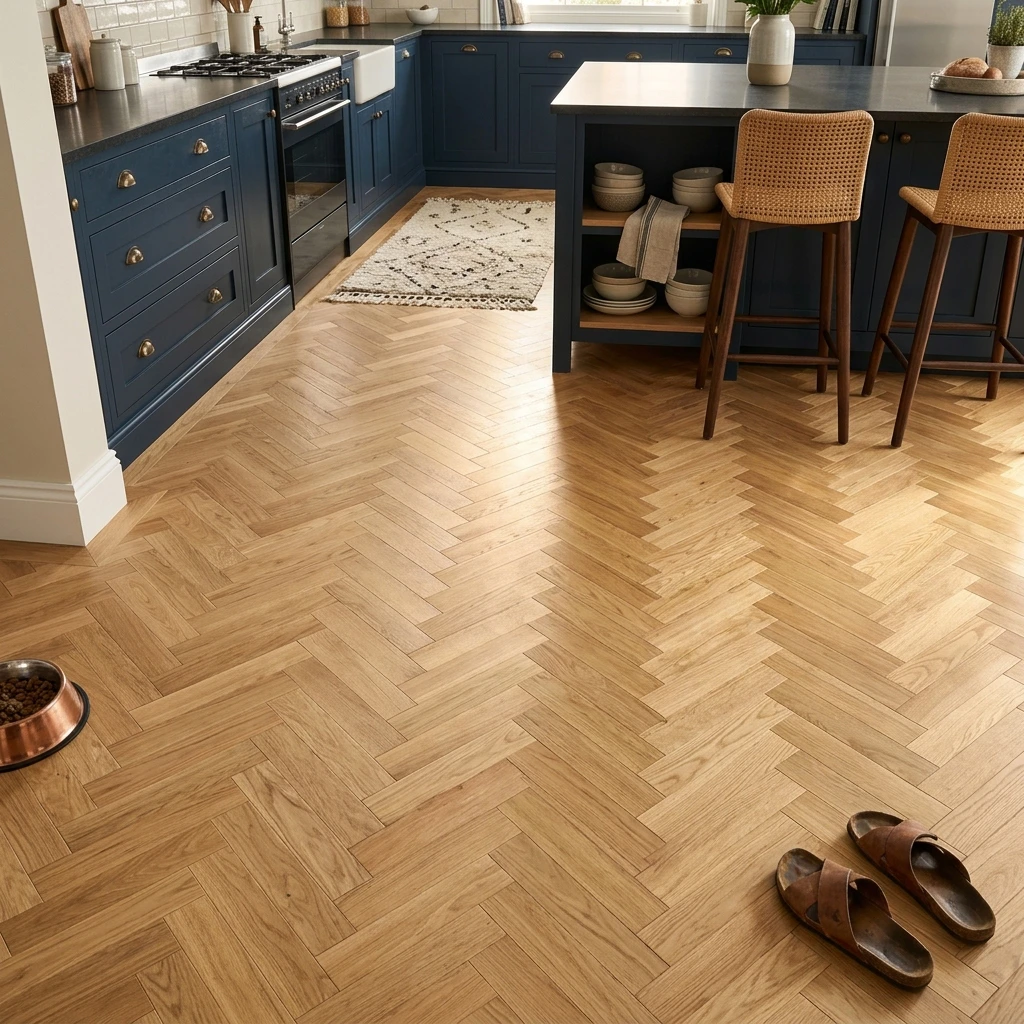 Parquet spina Italiana – Rovere 1 strip – Olio Naturale