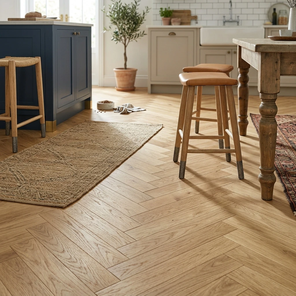 Parquet spina Italiana – Rovere 1 strip – Olio Naturale