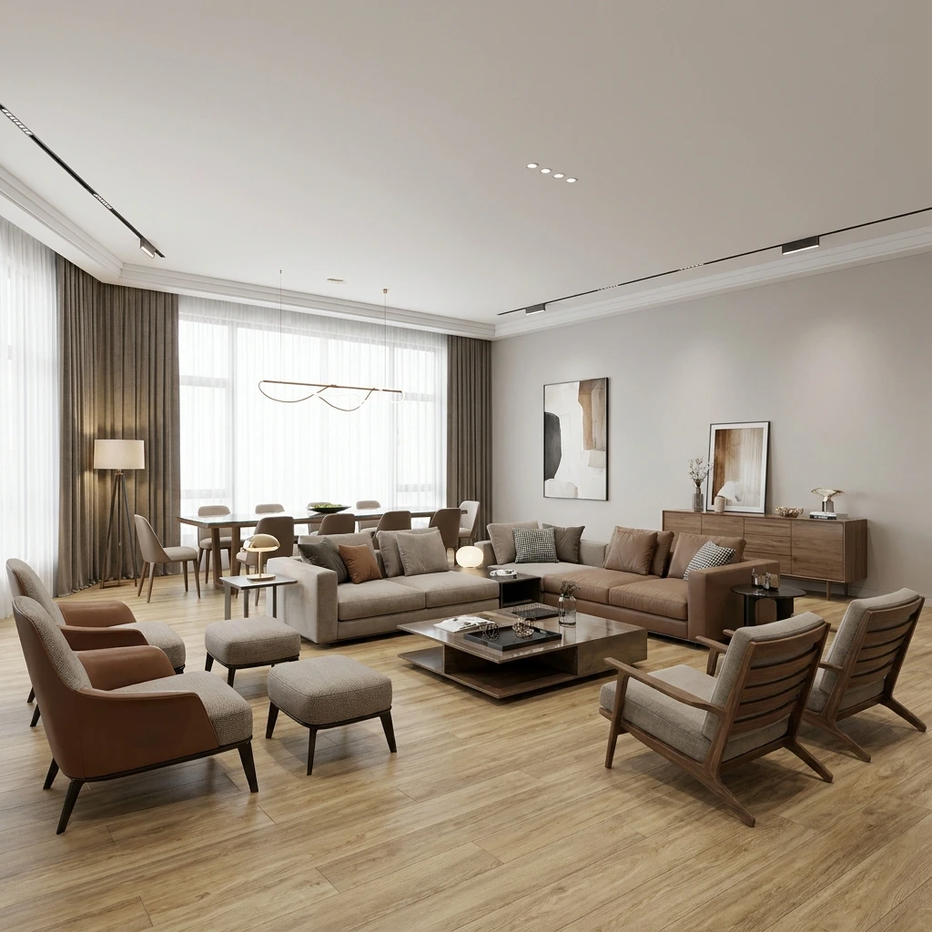 DOGA JUMBO SPC PERUGIA – ROVERE NATURALE – PIETRA RICOSTRUITA – 5mm+1mm
