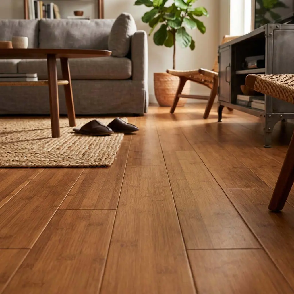 PARQUET BAMBOO MASSELLO PREFINITO – BAMBOO ORIZZONTALE – CARBONIZZATO SCURO