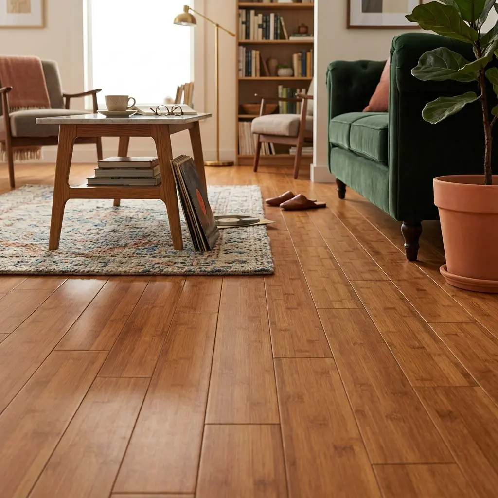 PARQUET BAMBOO MASSELLO PREFINITO – BAMBOO ORIZZONTALE – CARBONIZZATO SCURO