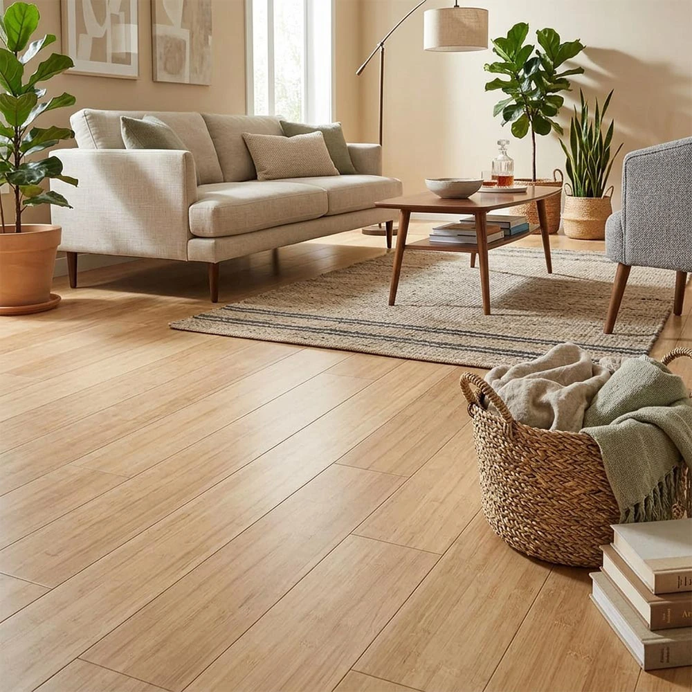 PARQUET BAMBOO MASSELLO PREFINITO – BAMBOO STRAND WOVEN – CARBONIZZATO LIGHT – SPAZZOLATO – Stock residuo: 9 mq