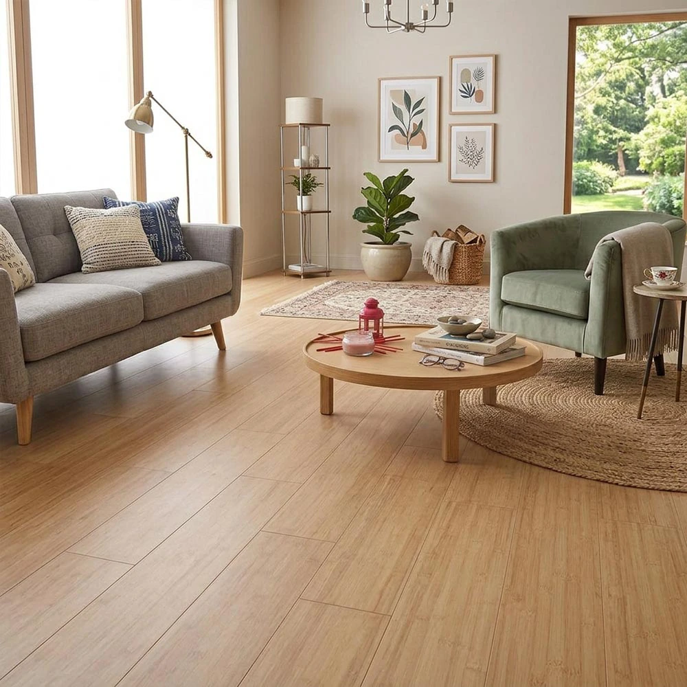 PARQUET BAMBOO MASSELLO PREFINITO – BAMBOO STRAND WOVEN – CARBONIZZATO LIGHT – SPAZZOLATO – Stock residuo: 9 mq