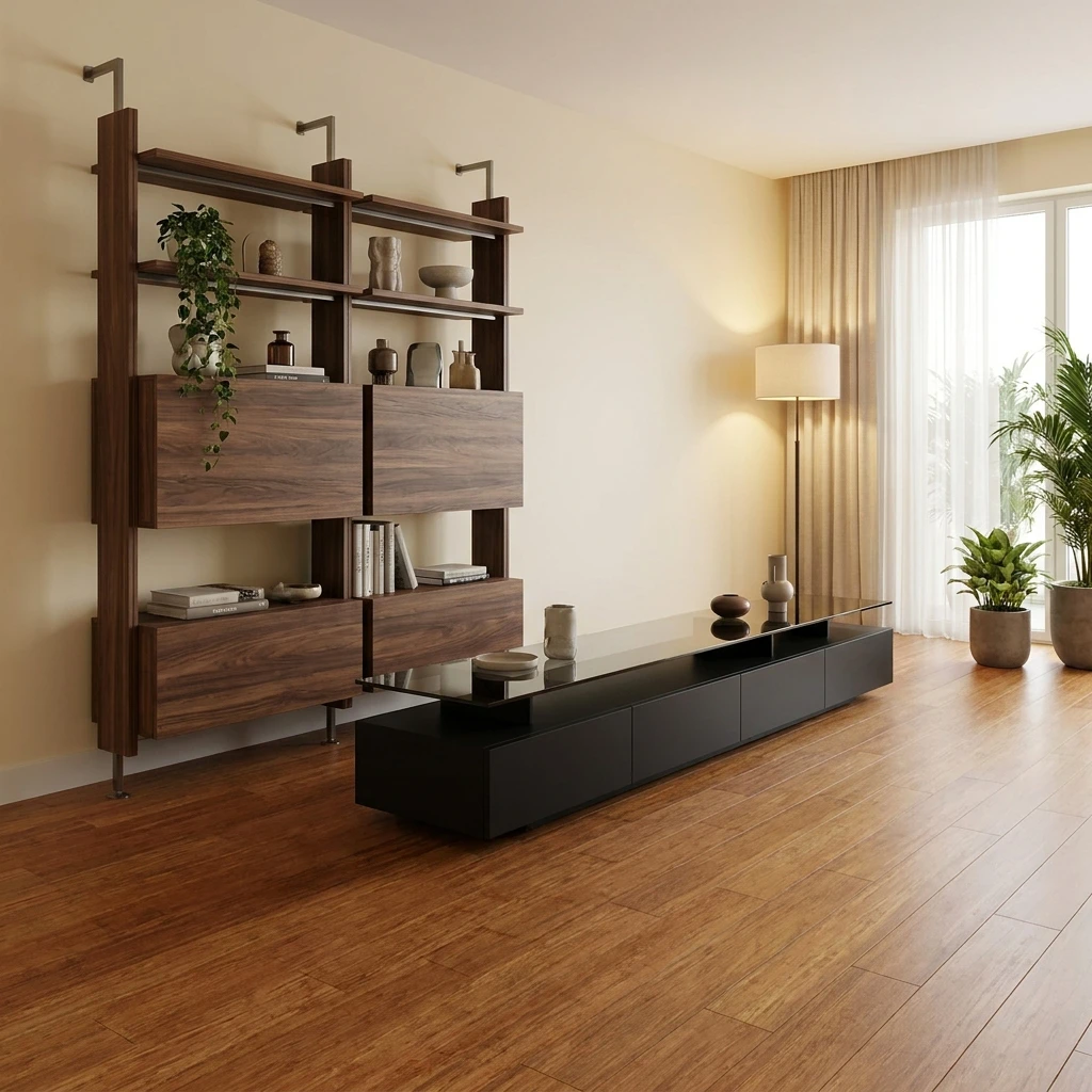 PARQUET BAMBOO MASSELLO JUMBO PREFINITO – BAMBOO STRAND WOVEN CARBONIZZATO LIGHT