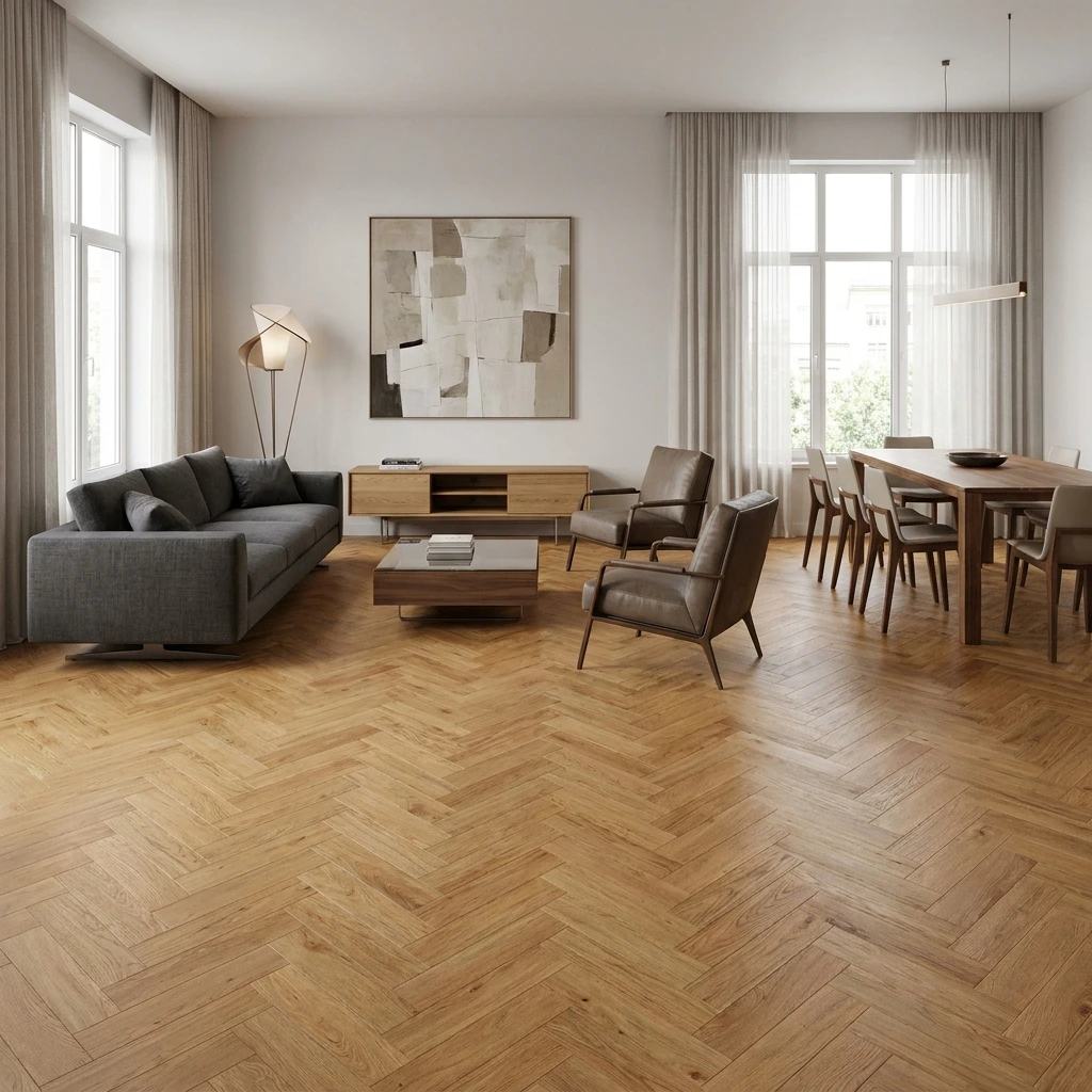 PARQUET SPINA ITALIANA – Rovere Rinascimento Pienza – Olio Cerata – Spazzolata (Copy)